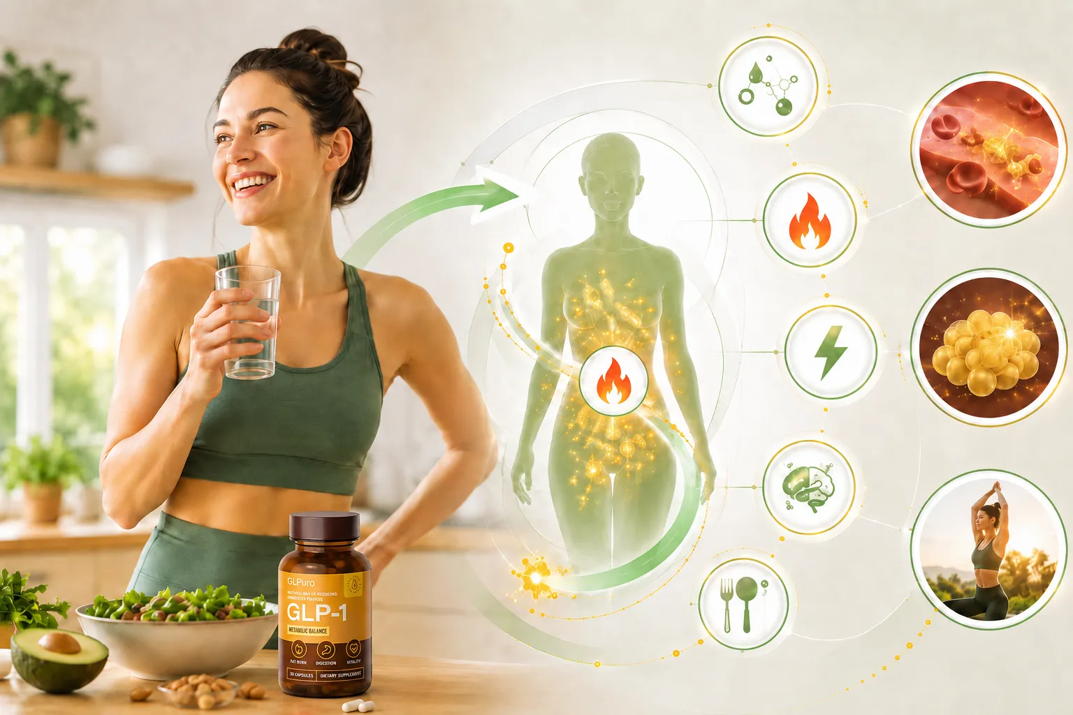 GLPura trefaset proces med appetitbalance stofskifte og energioptimering